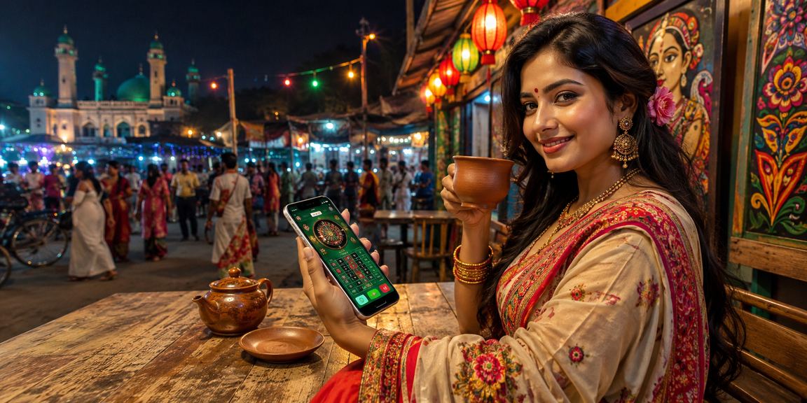 বগুড়ার মোবাইল ক্যাসিনো বোনাস ব্যবহারের দৃশ্য